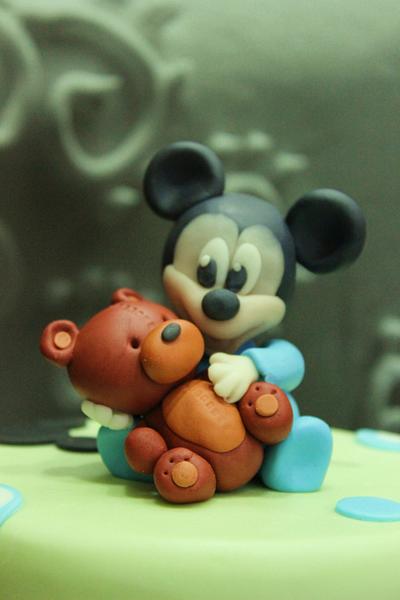 Baby Mickey topper - Cake by Patrizia Laureti LUXURY CAKE DESIGN