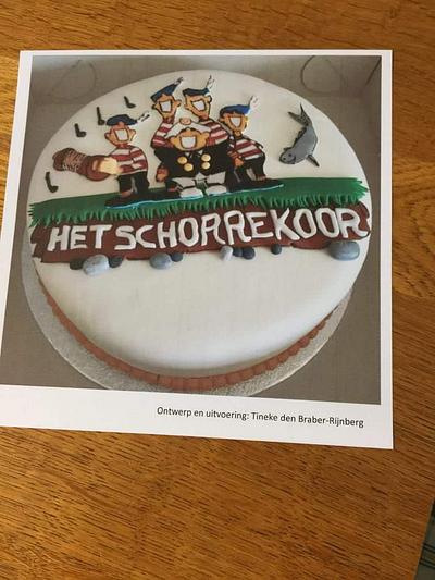 Taart voor verloting het schorrekoor - Cake by Tineke