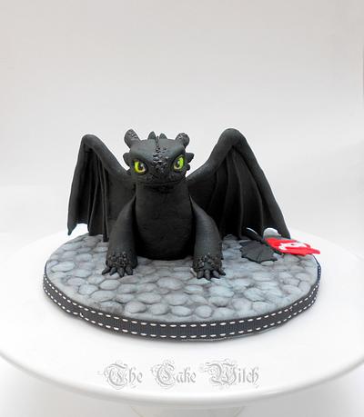 Toothless - Cake by Nessie - The Cake Witch