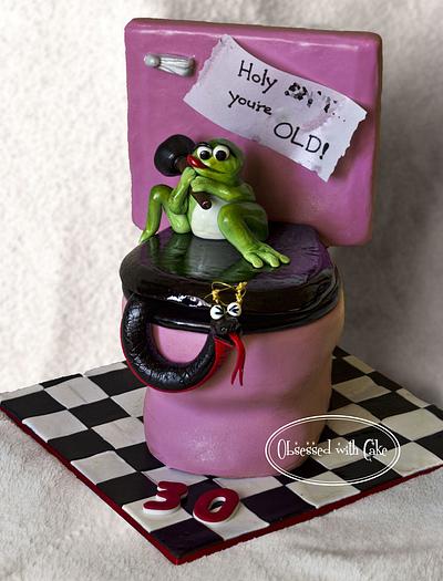There's a snake in my..... - Cake by ozgirl39
