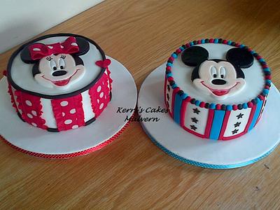 Minnie & Mickey Mouse - Cake by Kerri's Cakes