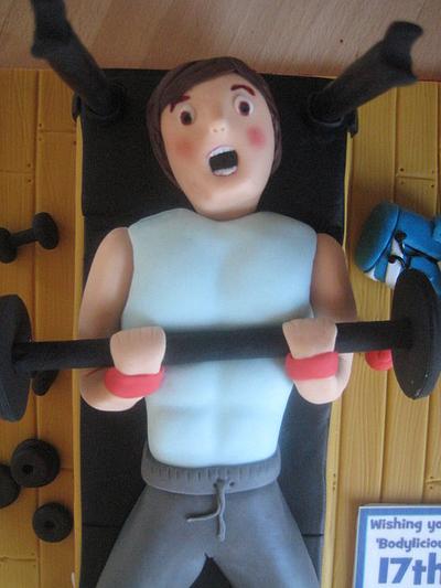 Weight Lifter Cake - Cake by Sugar Sweet Cakes