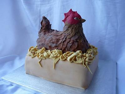 Happy chicken - Cake by Chloe Goodship