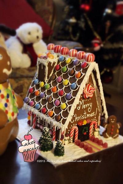Sweet Surprise Gingerbread house - Cake by Maria's