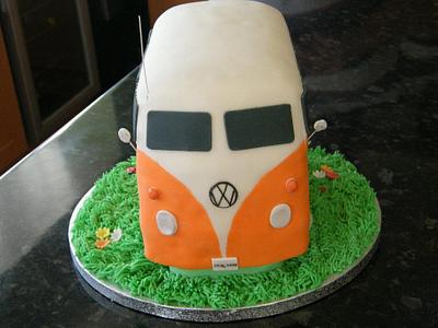 VW Camper Van - Cake by Mo Burgess