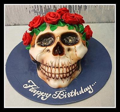 Skull cake - Cake by The House of Cakes Dubai