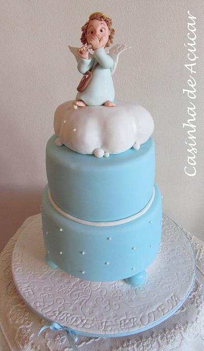 Christening cake for a boy - Cake by Lara Correia