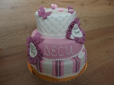 Girly cake  - Cake by Valentina84