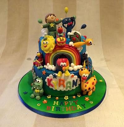 Charlie, Egg bird and Baby TV :) - Cake by Storyteller Cakes