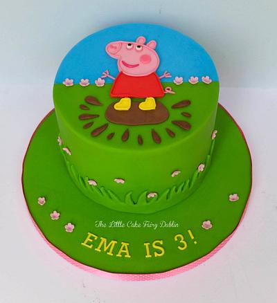 Bright Peppa Pig cake - Cake by Little Cake Fairy Dublin