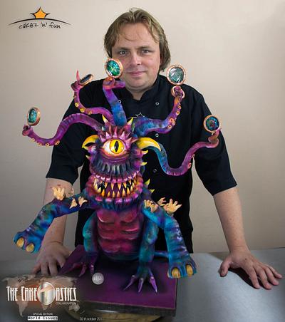 Autism monster for "The Caketastics Collaboration" - Cake by Dirk Luchtmeijer