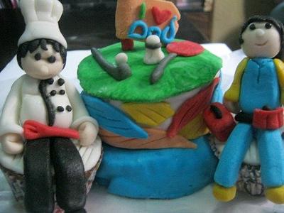 chef and dad cake - Cake by susana reyes