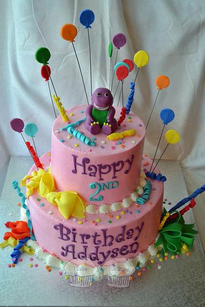 Barney Birthday - Cake by Susan