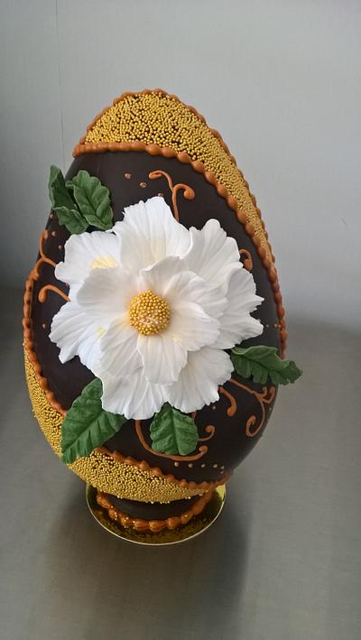 chocolate  egg  - Cake by Martina Bikovska 