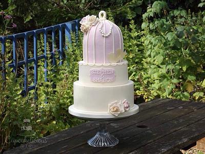 Vintage Birdcage Wedding Cake - Cake by Cupcakelicious