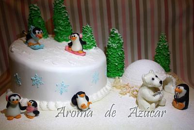polar cake - Cake by Aroma de Azúcar