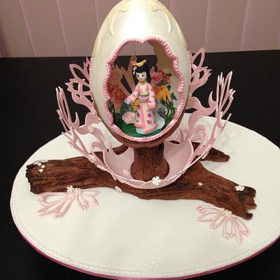 Sugar Egg Decoration - Cake by Hong Guan