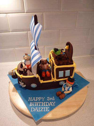 Jake and the Neverland Pirates - Cake by Sharon Todd