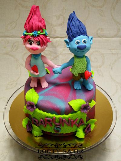 Trolls - Cake by Cakes by Satir