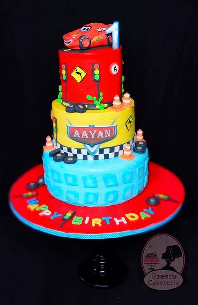 Cars themed cake - Cake by Aarthi