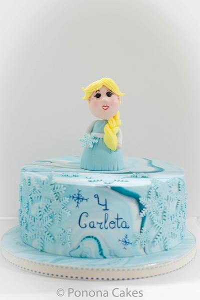 Frozen chibi style - Cake by Ponona Cakes - Elena Ballesteros