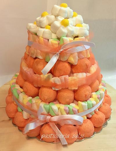 Marshmallow candy cake - Cake by barbara Saliprandi