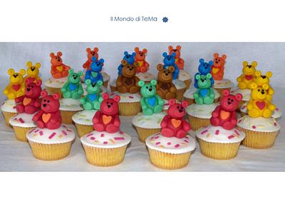 Cupcakes bears - Cake by Il Mondo di TeMa