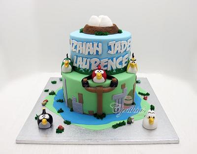 For Jaden, Laurence & Izaiah - Cake by Cynthia Jones