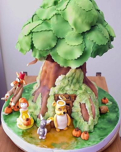 Winnie the Pooh Halloween birthday cake - Cake by Star Cakes
