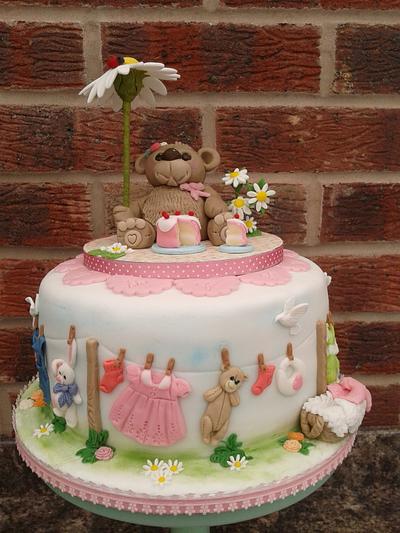 Baby shower cake - Cake by Karen's Kakery