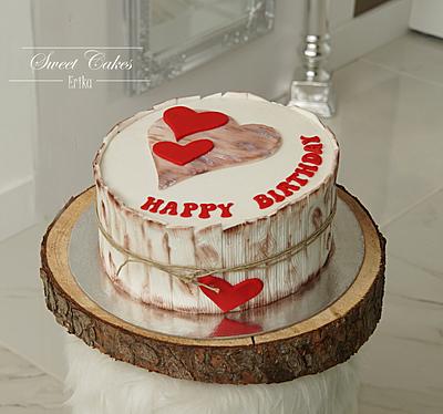 Valentine cake - Cake by Erika