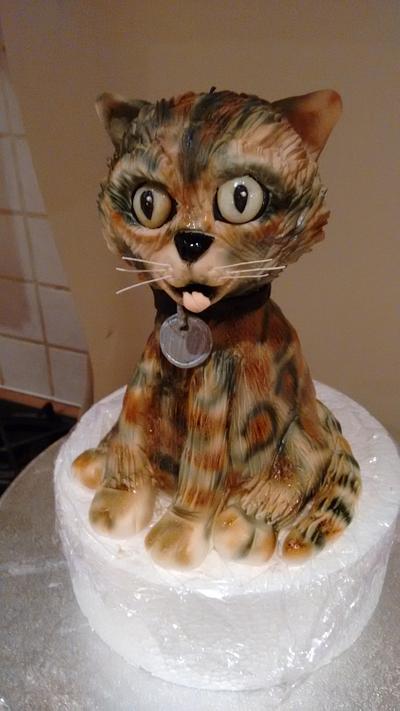 Bengal Kitten - Cake by Cakes by Nina Camberley