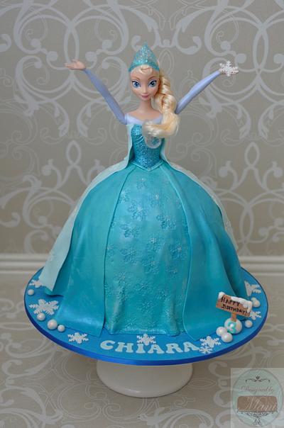 Elsa Frozen cake - Cake by designed by mani