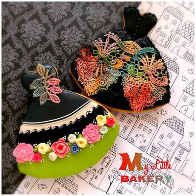 Dress cookies - Cake by Nadia "My Little Bakery"