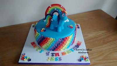 My Little Pony Rainbow Dash - Cake by Kerri's Cakes