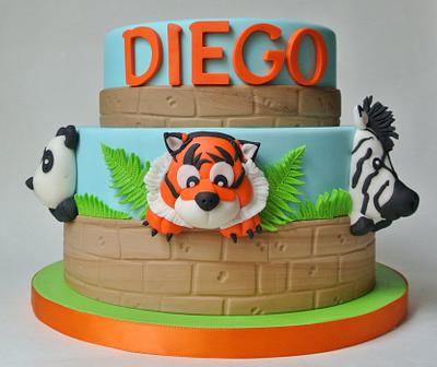 Zoo cake - Cake by eunicecakedesigns