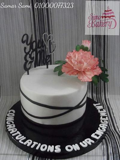 Engagement cake - Cake by Simo Bakery