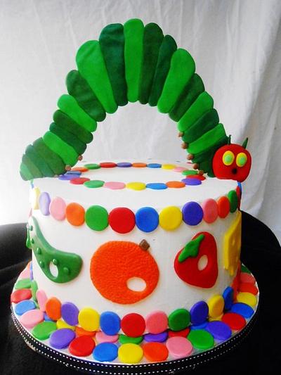 The Very Hungry Caterpillar cake - Cake by heather369