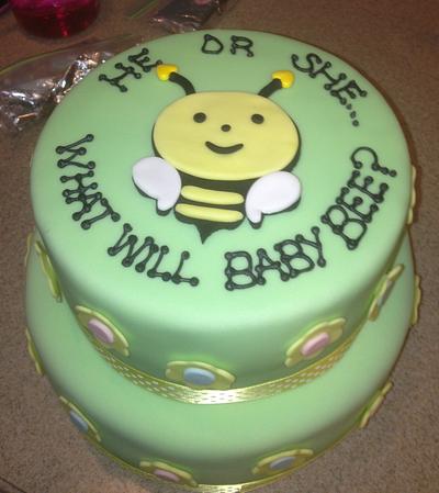Boy or Girl? Baby Shower Cake - Cake by Sugared Tiers 