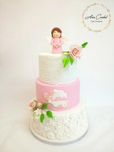 Baptism Cake - Cake by Ana Crachat Cake Designer 