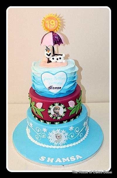 Frozen cake - Cake by The House of Cakes Dubai