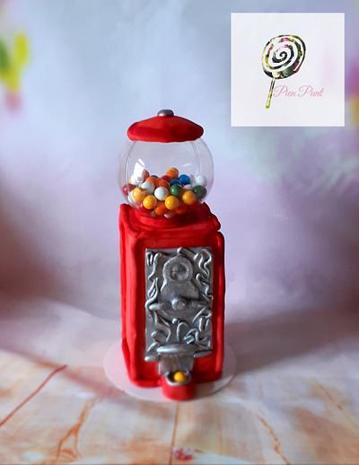 Sweet Candy Collaboration Bubblegumcake! - Cake by Pien Punt