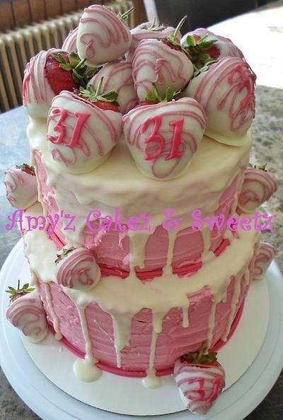 Strawberry Heaven - Cake by Amy'z Cakez & Sweetz