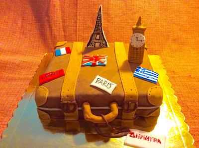 Suitcase cake  - Cake by Dora Th.