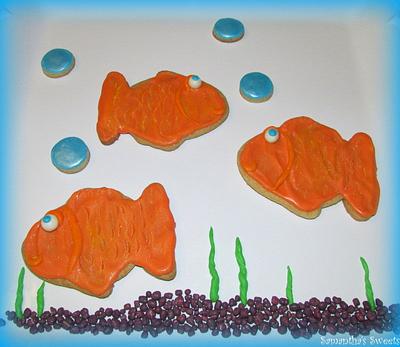 Fish & Bubbles - Cake by Samantha Eyth