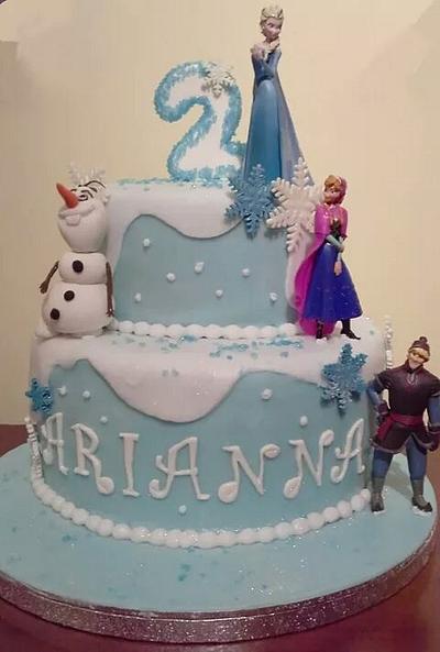 another frozen cake ;) - Cake by Dulce & Sweet designs
