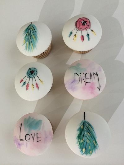 Dream catcher cupcakes - Cake by S K Cakes