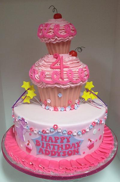Pinkalicious Birthday - Cake by Bianca