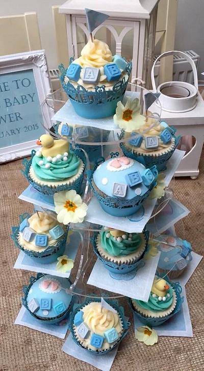 Babyshower cupcakes - Cake by Daisychain's Cakes
