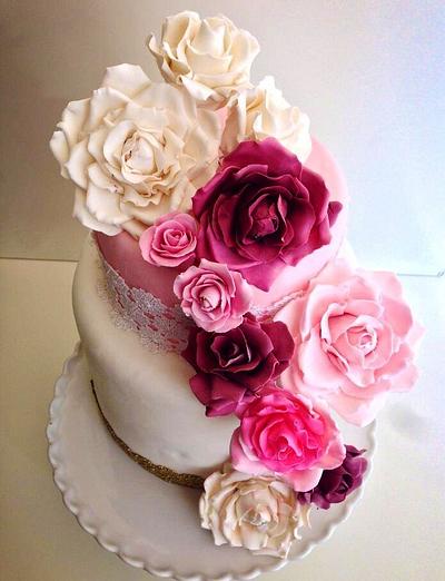 Gorgeous Birthday Cake  - Cake by Shafaq's Bake House